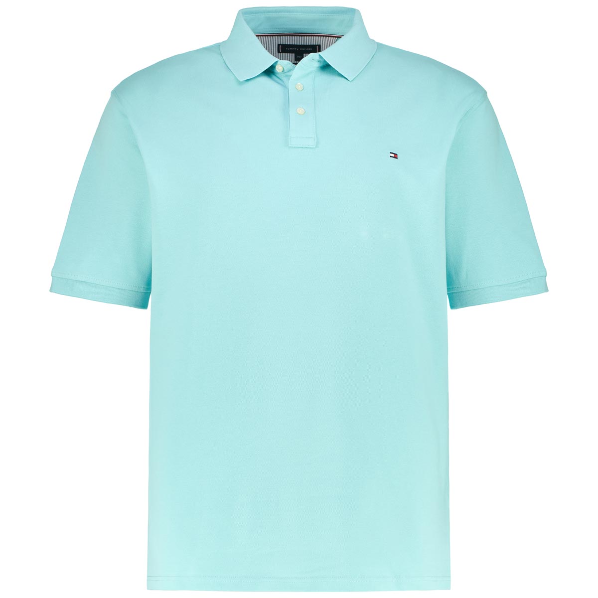 Tommy Hilfiger Poloshirt mit Stretch Farbe türkis Größe: 4XL günstig online kaufen