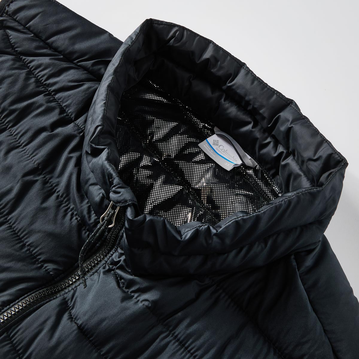 Columbia Steppweste „Powder Lite“,wind- und wasserabweisend schwarz