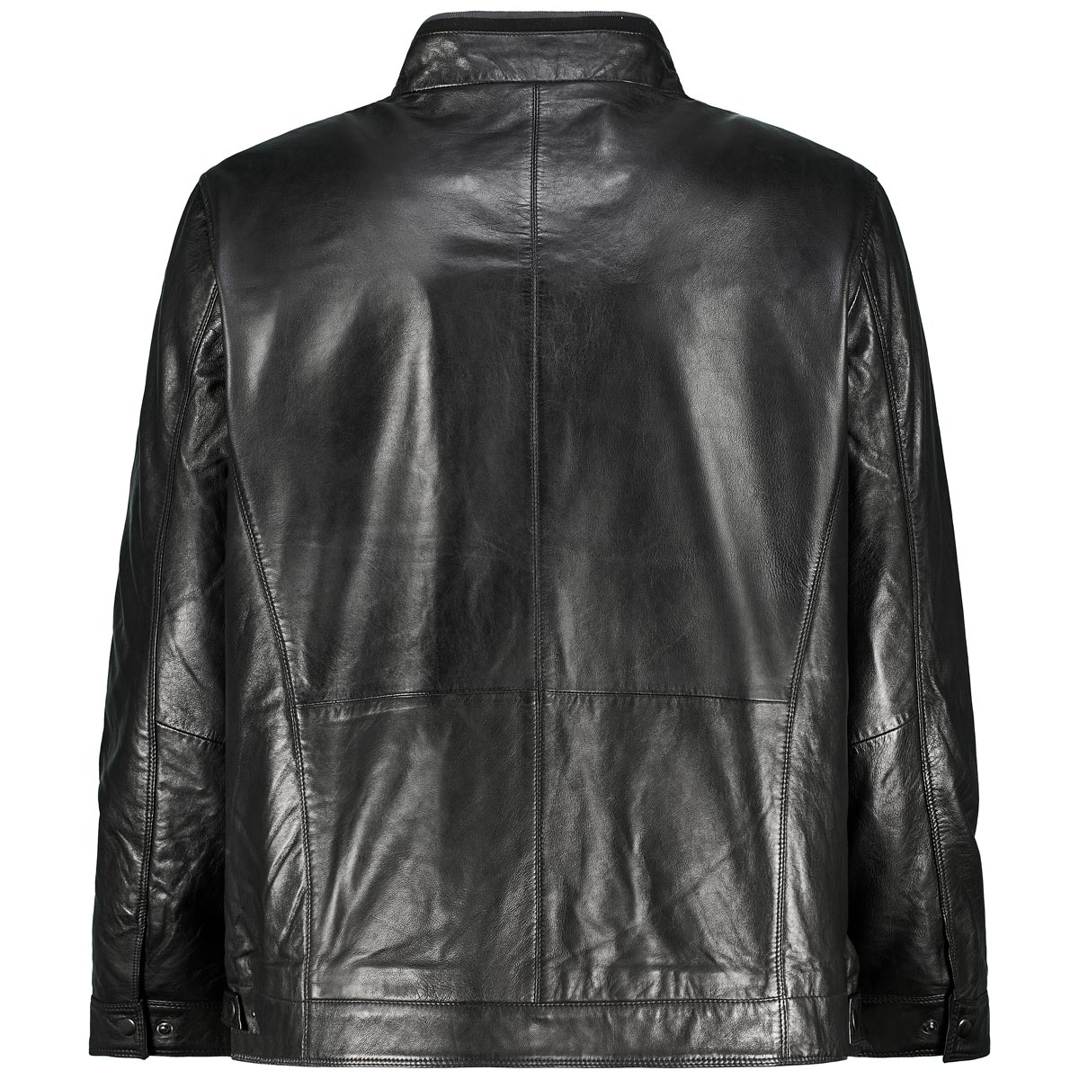 North Lederjacke aus Lammleder schwarz