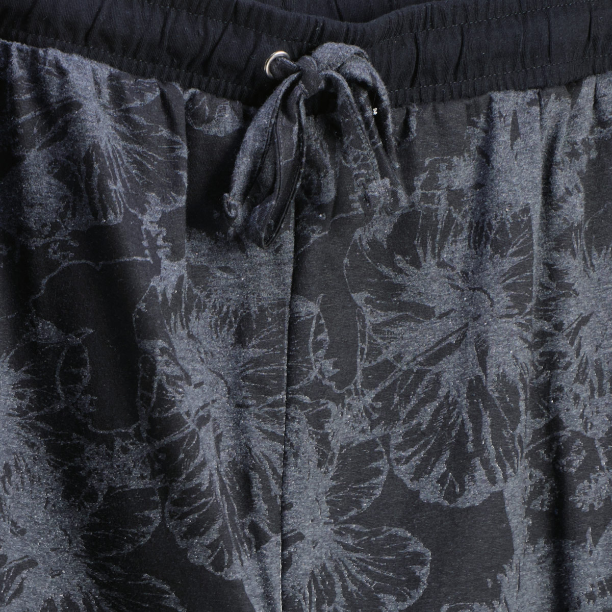 ADAMO Kurze Jogginghose mit Allover-Print anthrazit ADAMO Kurze Jogginghose mit Allover-Print anthrazit