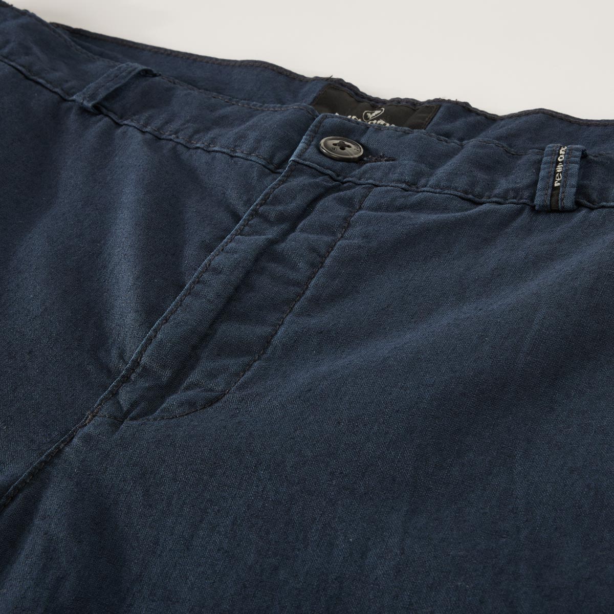 Redpoint Chino aus Leinen "Halifax", Regular Fit dunkelblau