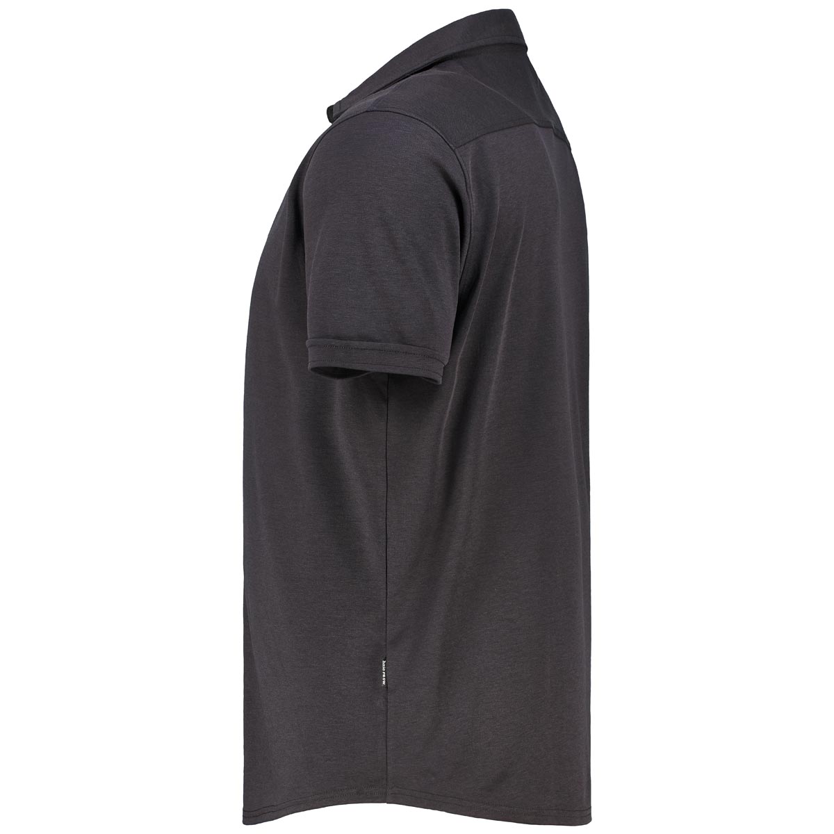 Hajo Polohemd "Soft Knit", bügelleicht schwarz