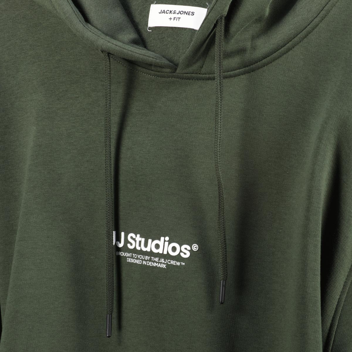 Jack&Jones Hoodie mit Label-Print grün