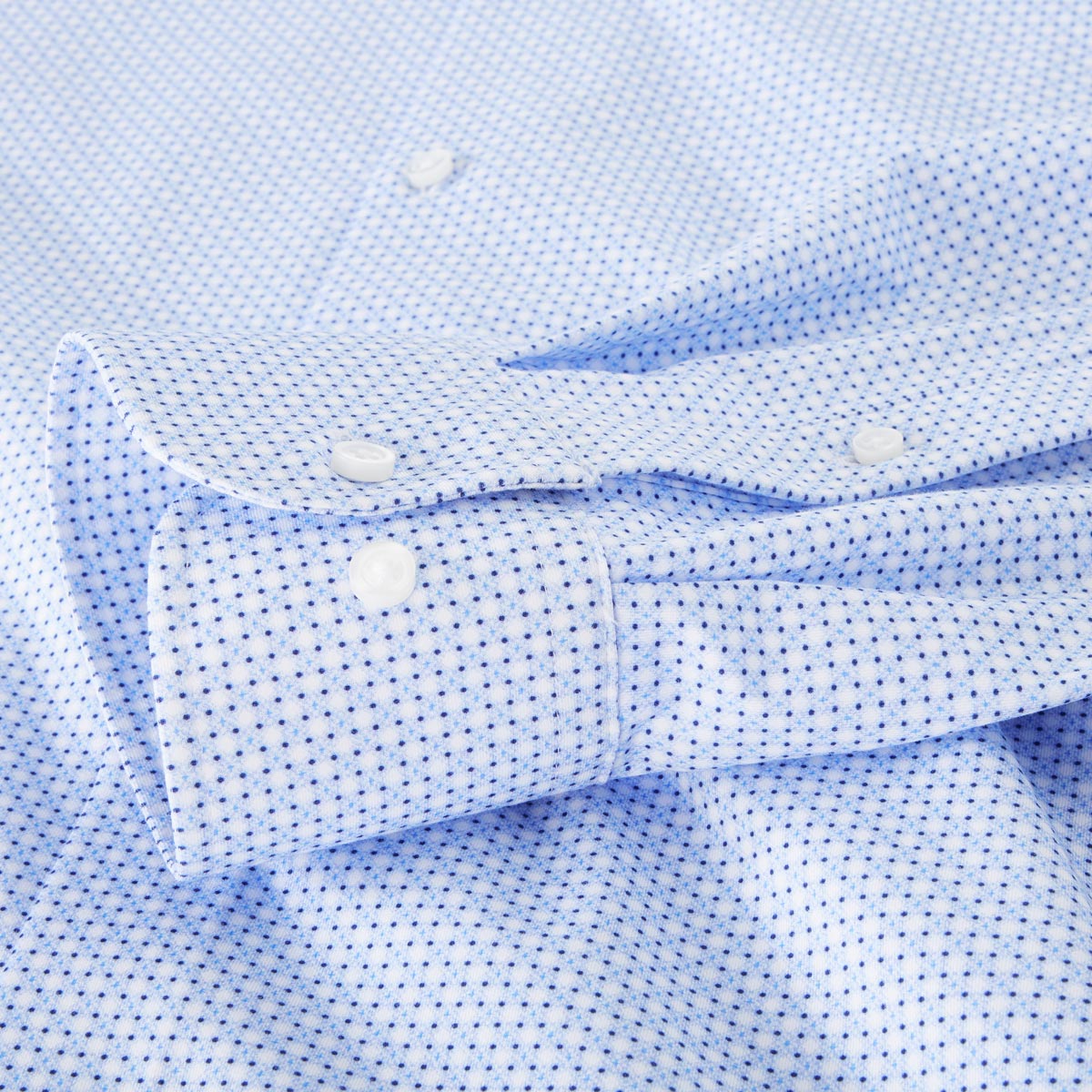 CASA MODA Businesshemd mit Elasthan blau