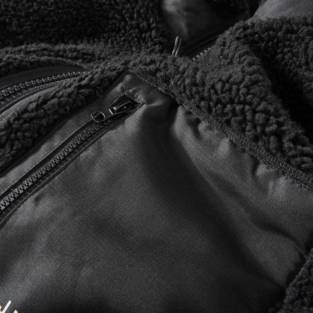 Jack&Jones Teddyfleece-Jacke schwarz