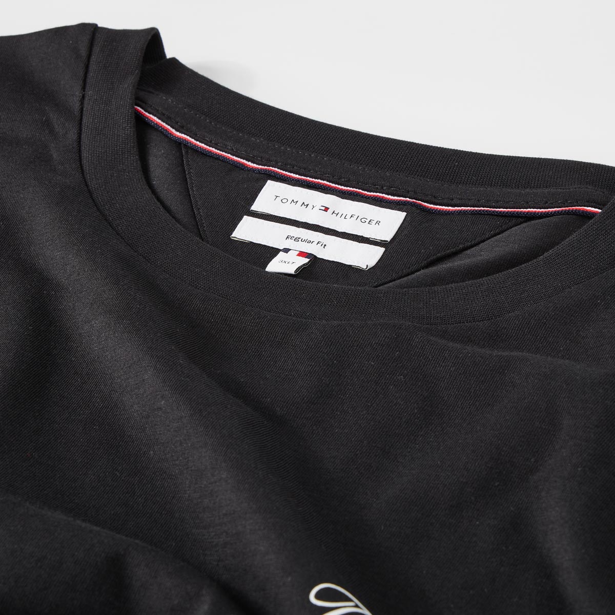 Tommy Hilfiger T-Shirt mit Label-Print schwarz