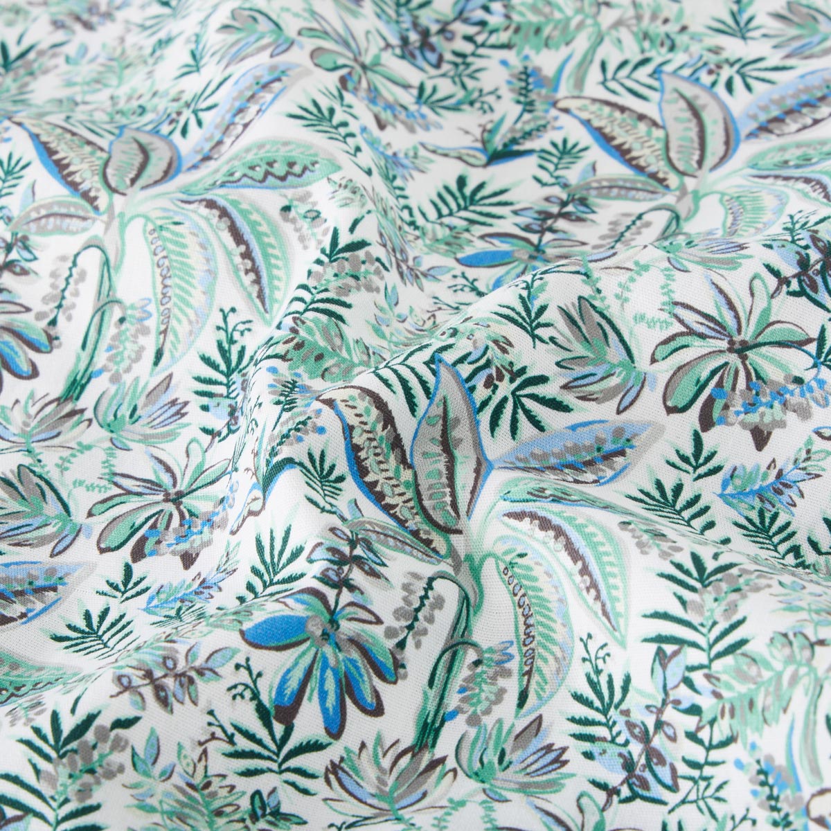 CASA MODA Freizeithemd mit floralem Muster grün