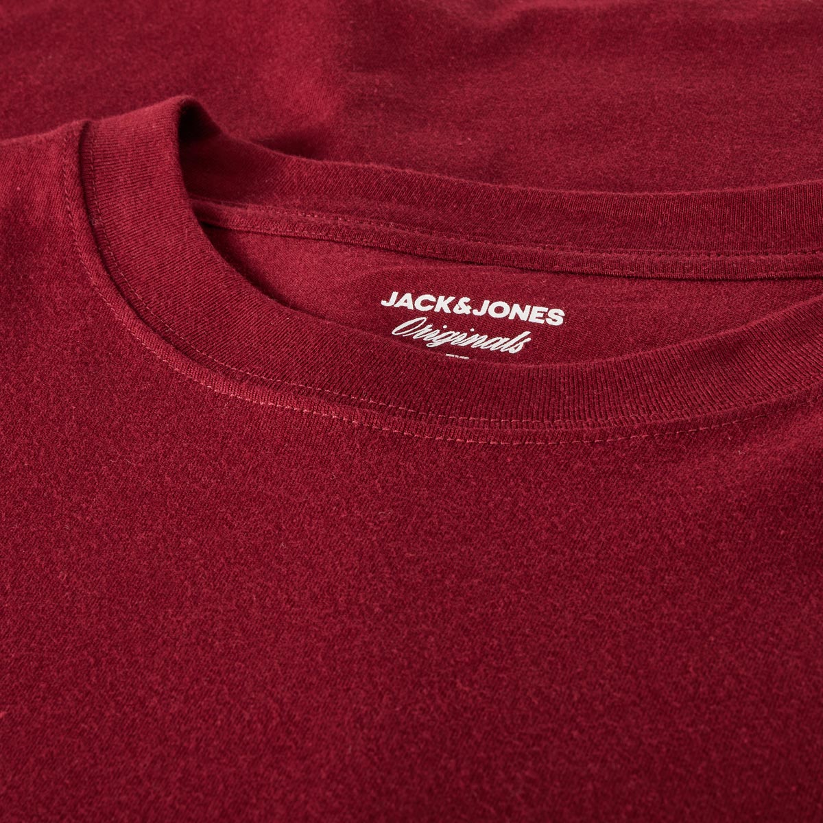 Jack&Jones Basic-T-Shirt Farbe dunkelrot Größe: 4XL günstig online kaufen