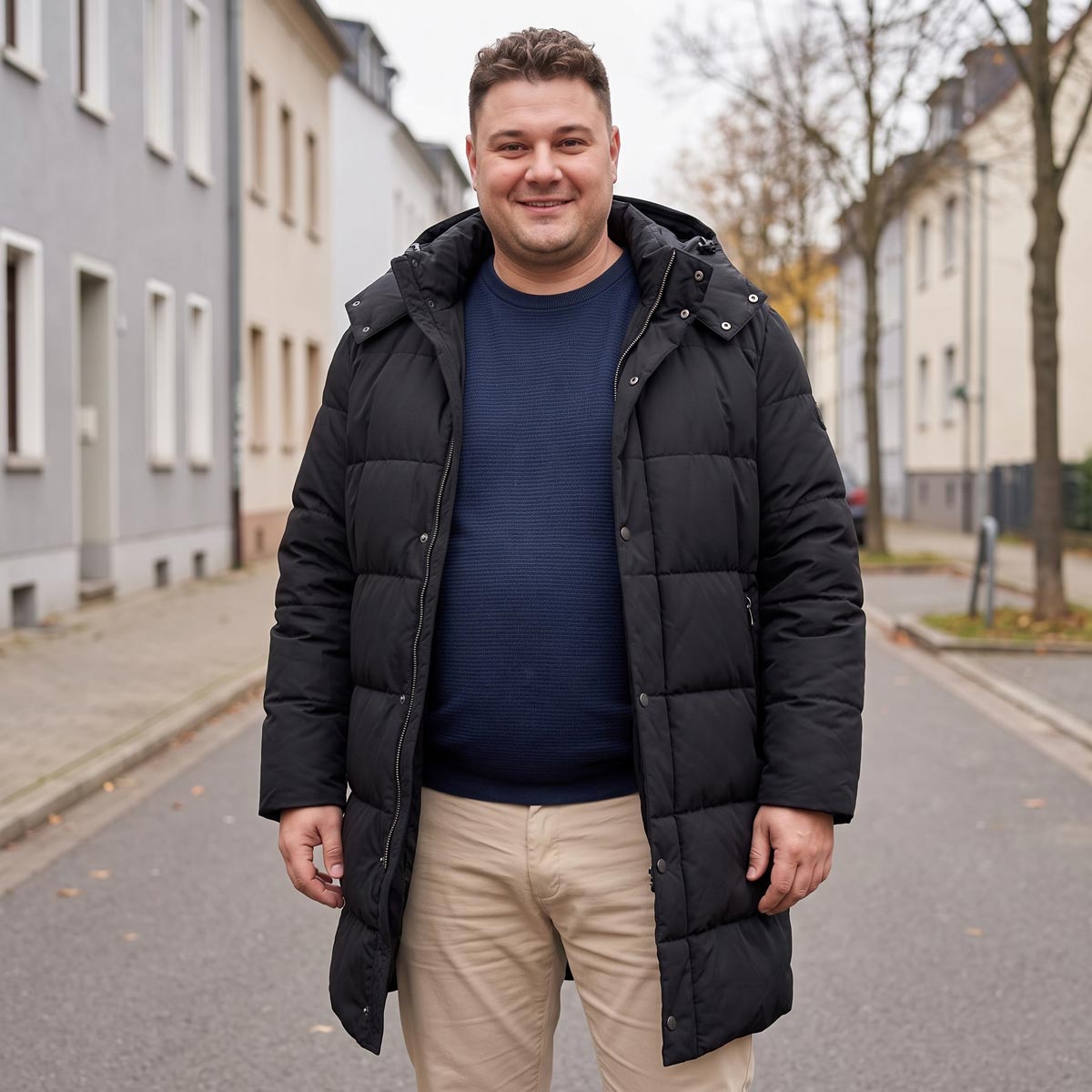Pierre Cardin Parka, wind- und wasserdicht schwarz