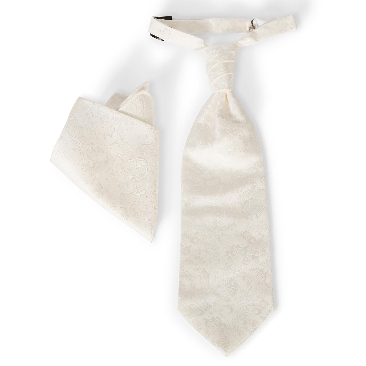 Digel Plastron mit Einstecktuch Farbe cremeweiß Größe: One Size günstig online kaufen