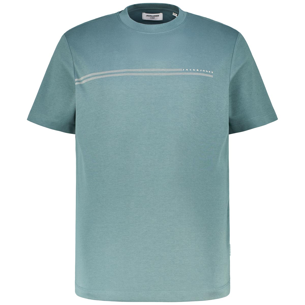 T-Shirt aus Materialmix