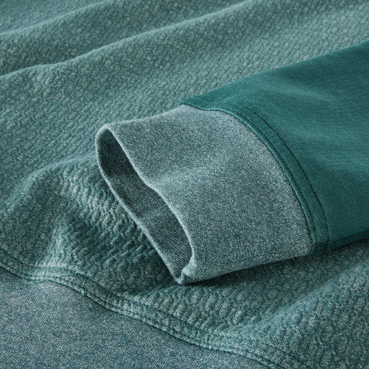 Hajo Sweatshirt mit Stretch, "Stay Fresh" grün