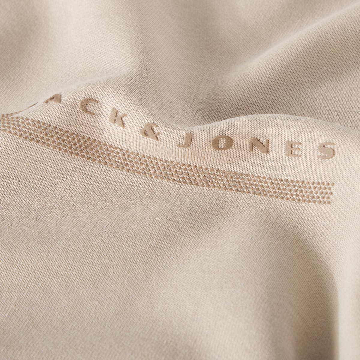 Jack&Jones T-Shirt aus Materialmix grau