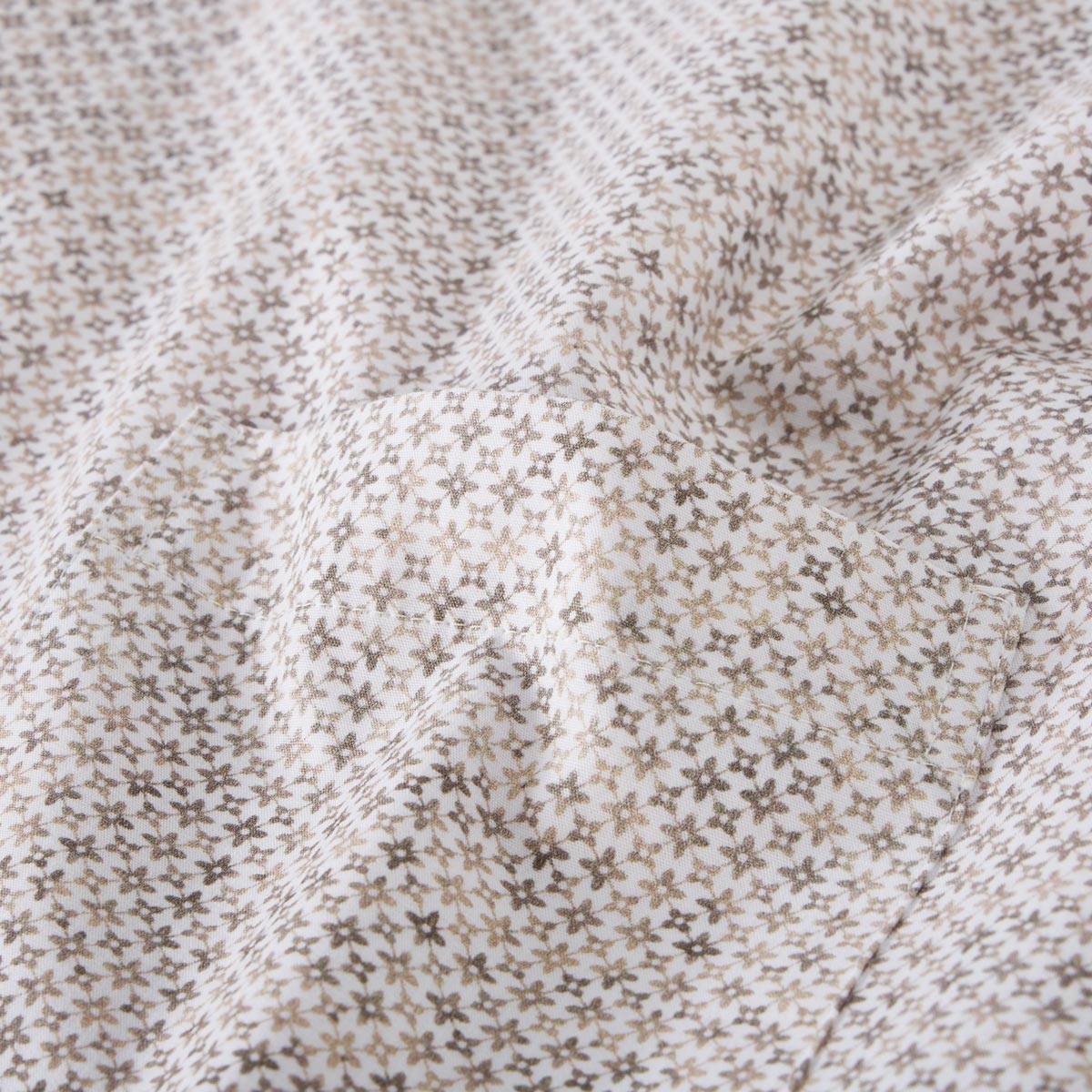 VENTI Businesshemd mit Allover-Muster beige