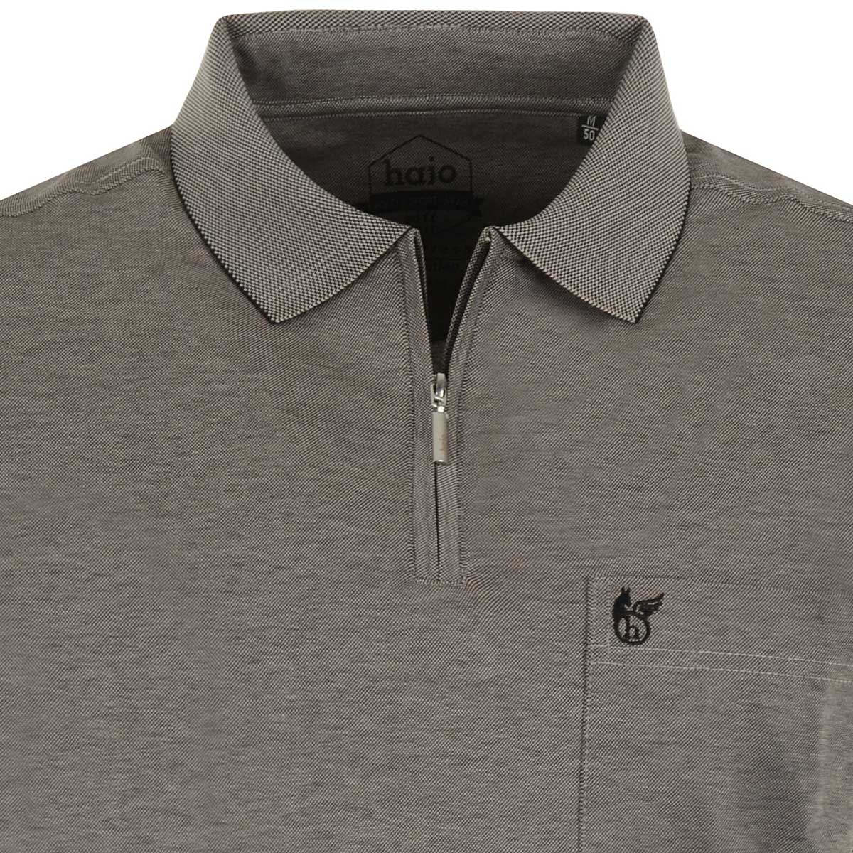 Hajo Poloshirt "Stay Fresh", atmungsaktiv Farbe hellgrau Größe: 5XL günstig online kaufen