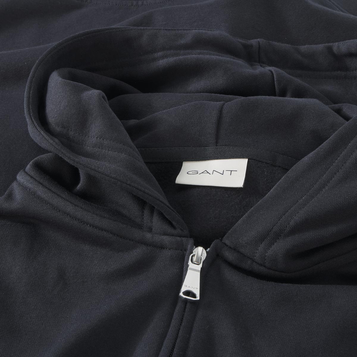 Gant Sweatjacke aus Baumwoll-Mix schwarz