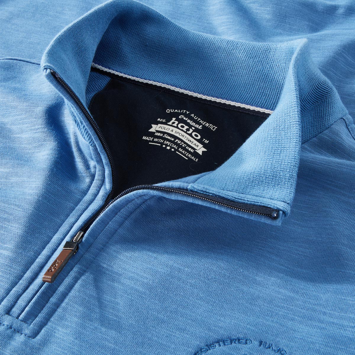 Hajo Sweatshirt "Stay Fresh" blau