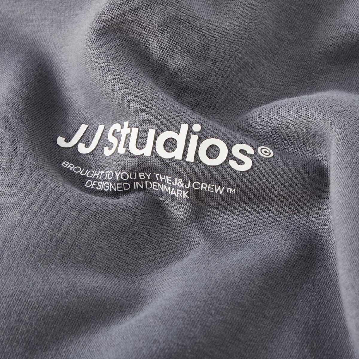 Jack&Jones Hoodie aus Baumwolle grau