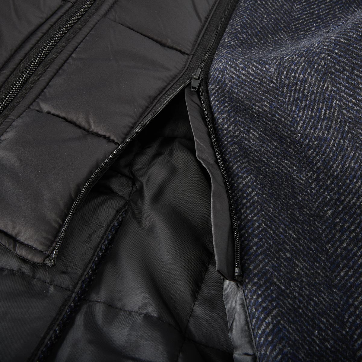 Lerros Kurzmantel aus Wollmischung blau