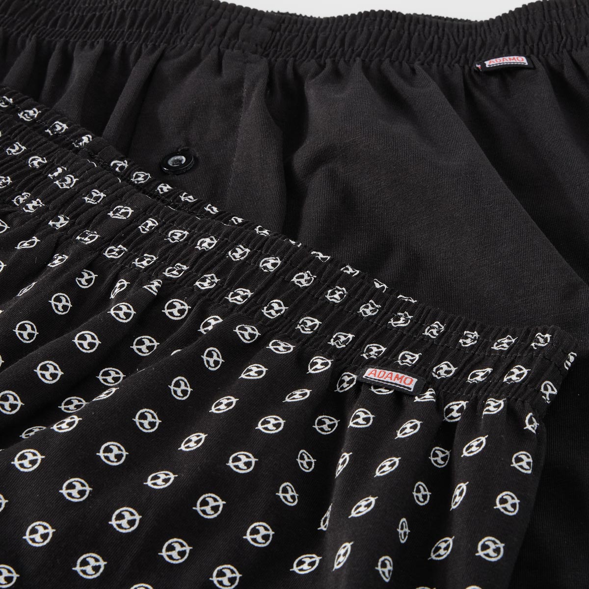 ADAMO Doppelpack Boxershorts schwarz