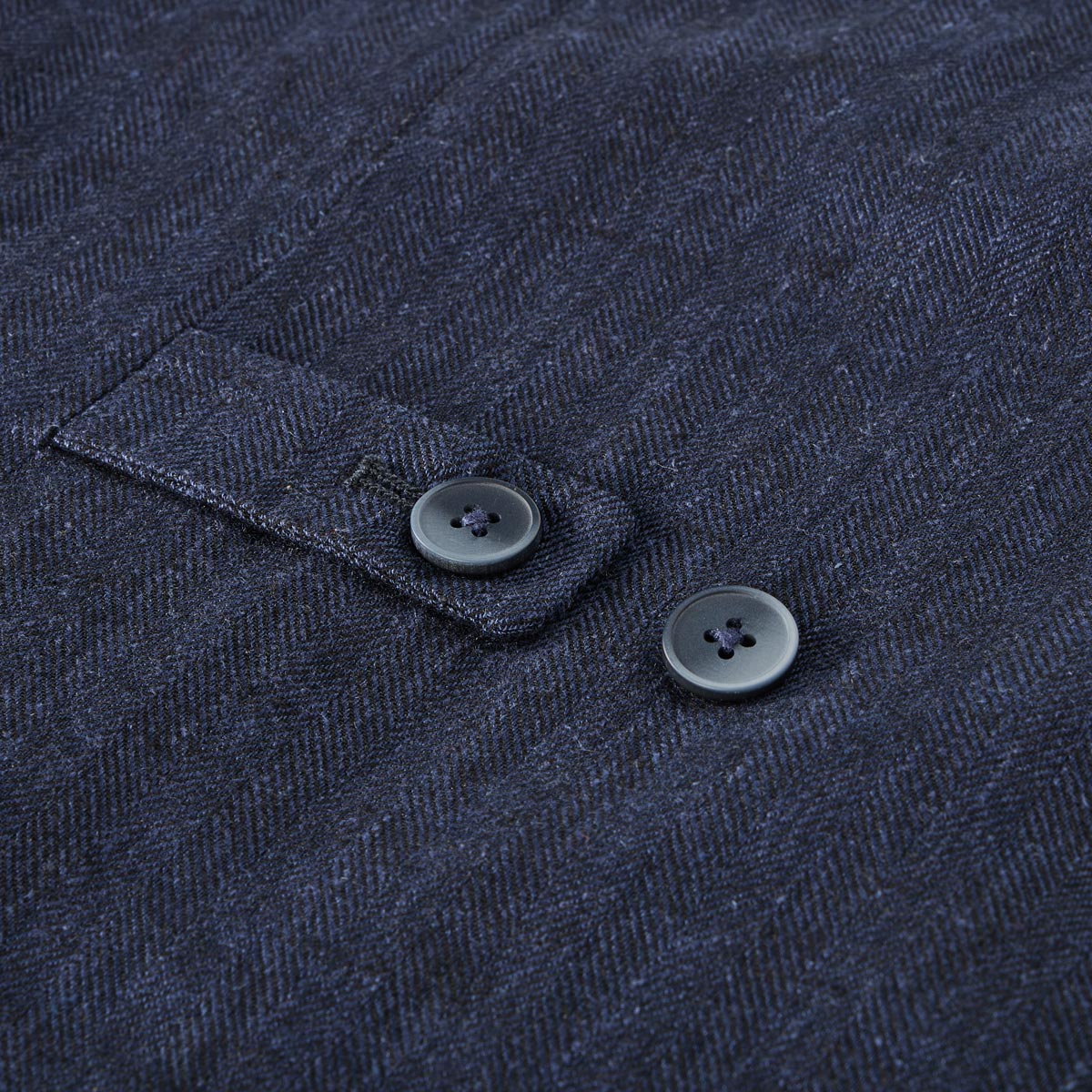 Calamar Sakkoweste mit Leinen dunkelblau