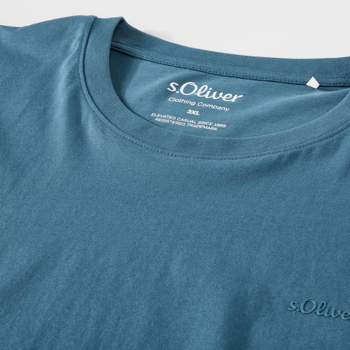 s.Oliver Basic-T-Shirt blau