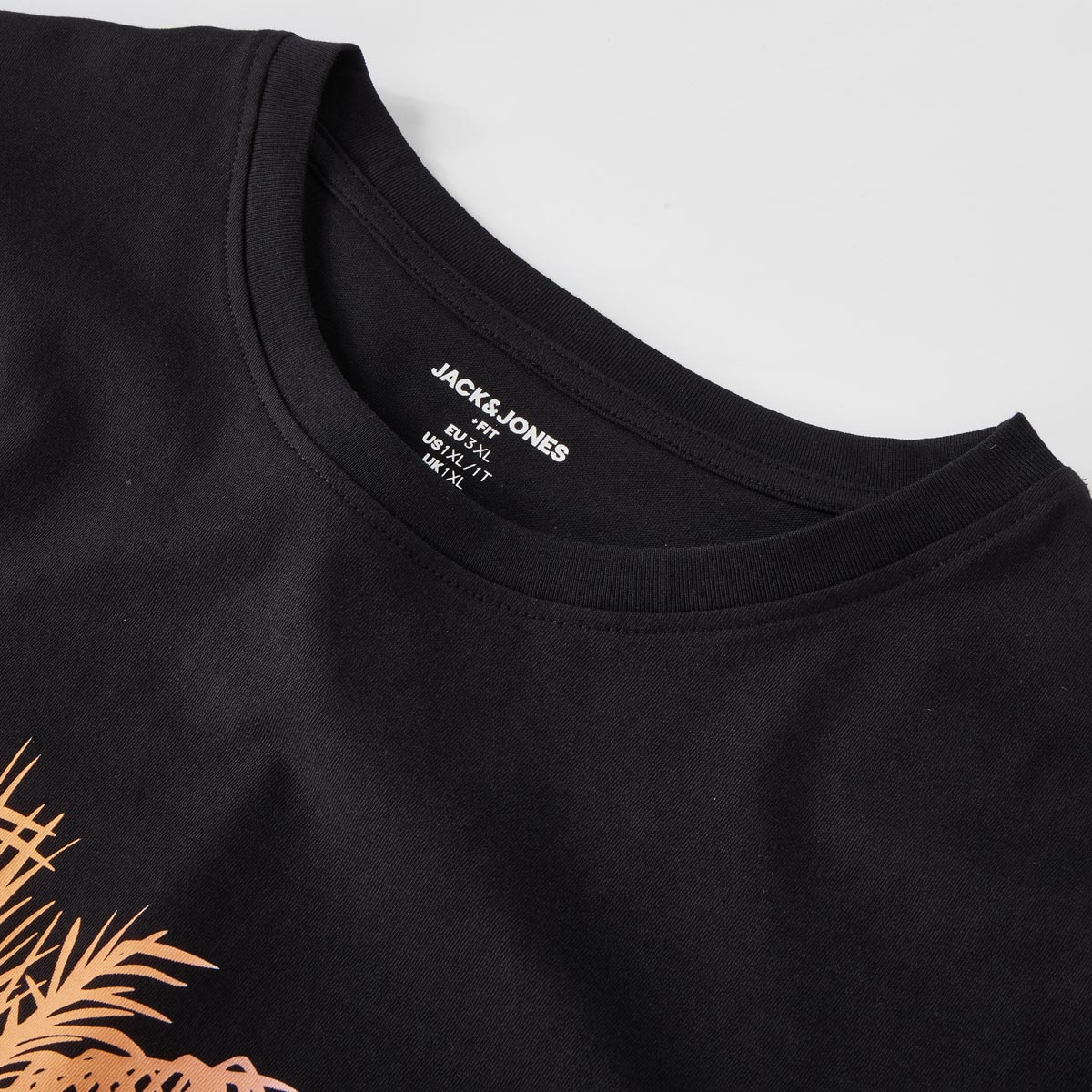 Jack&Jones T-Shirt mit Label-Print schwarz