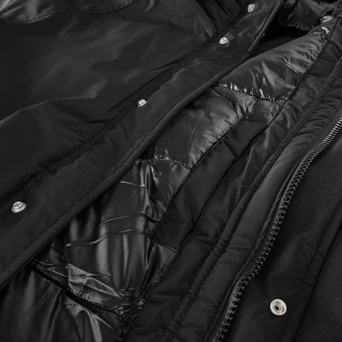 Jack&Jones Wattierter Parka, winddicht und wasserabweisend schwarz