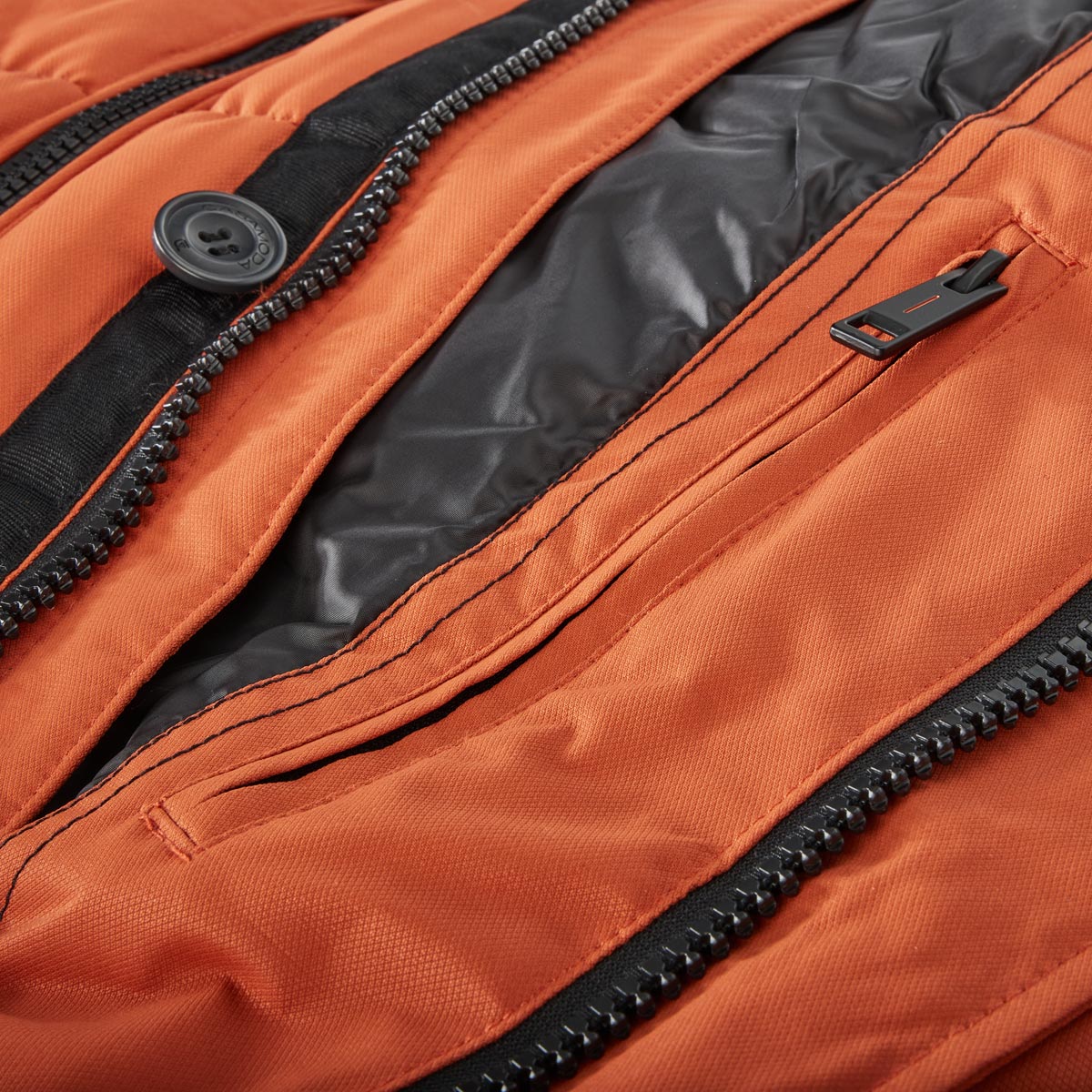 CASA MODA Wattierte Steppjacke, wasser- und windabweisend orange