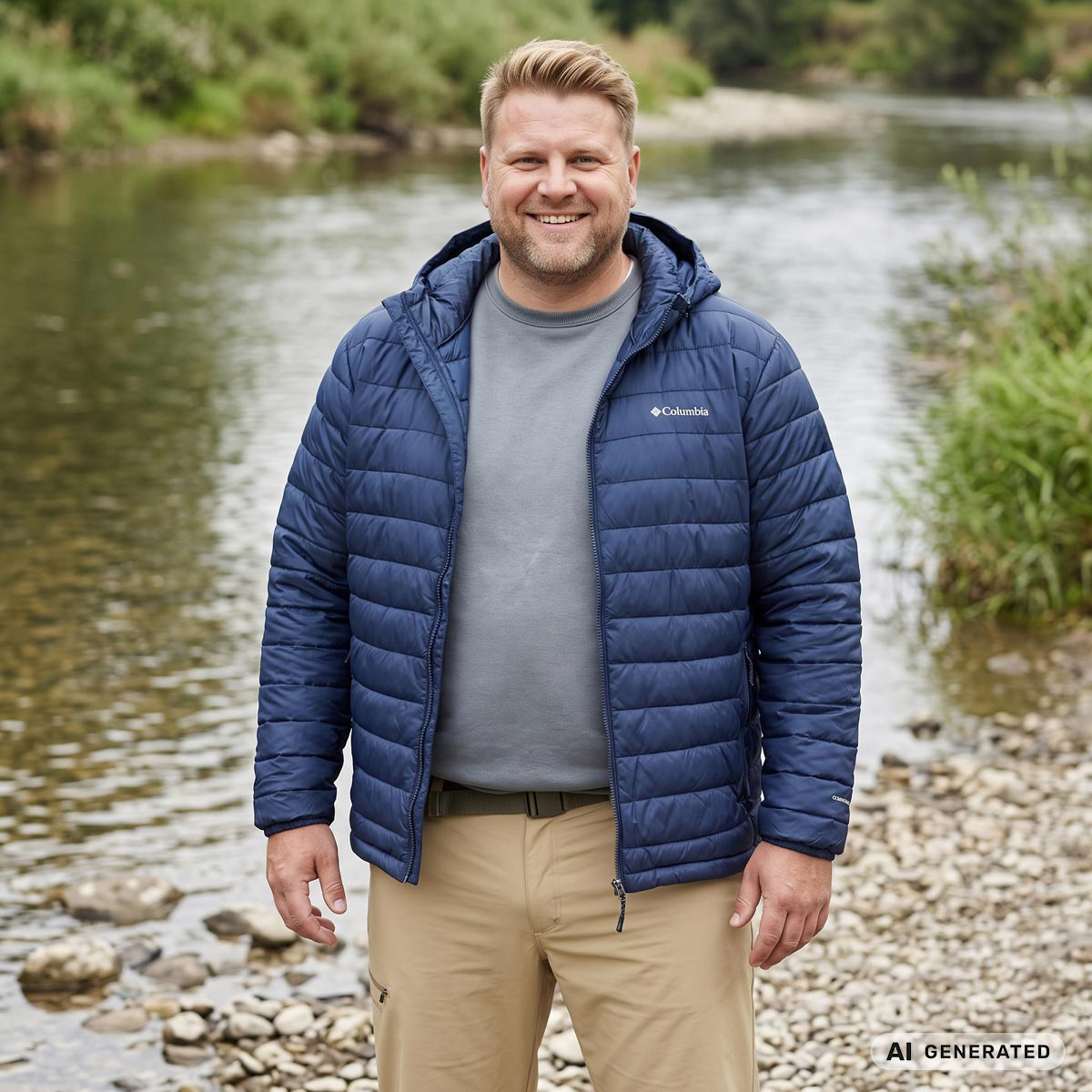Columbia Wattierte Steppjacke mit Omni-Heat® Reflective-Futter dunkelblau