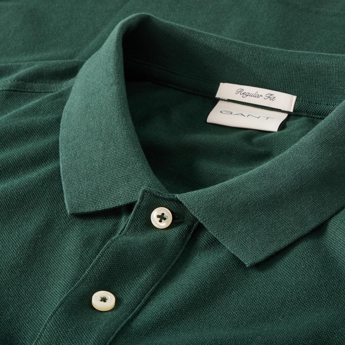 Gant Poloshirt aus Baumwolle dunkelgrün