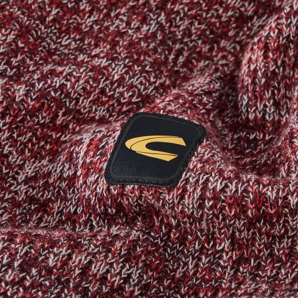 camel active Strickpullover aus Baumwollmischung lila