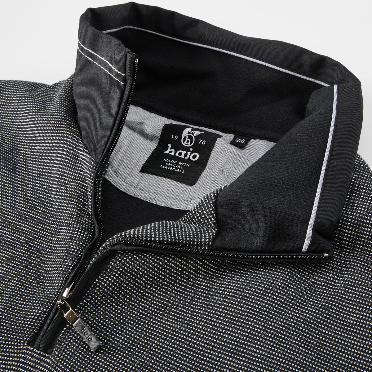 Hajo Sweatshirt "Stay Fresh", bügelfrei grau