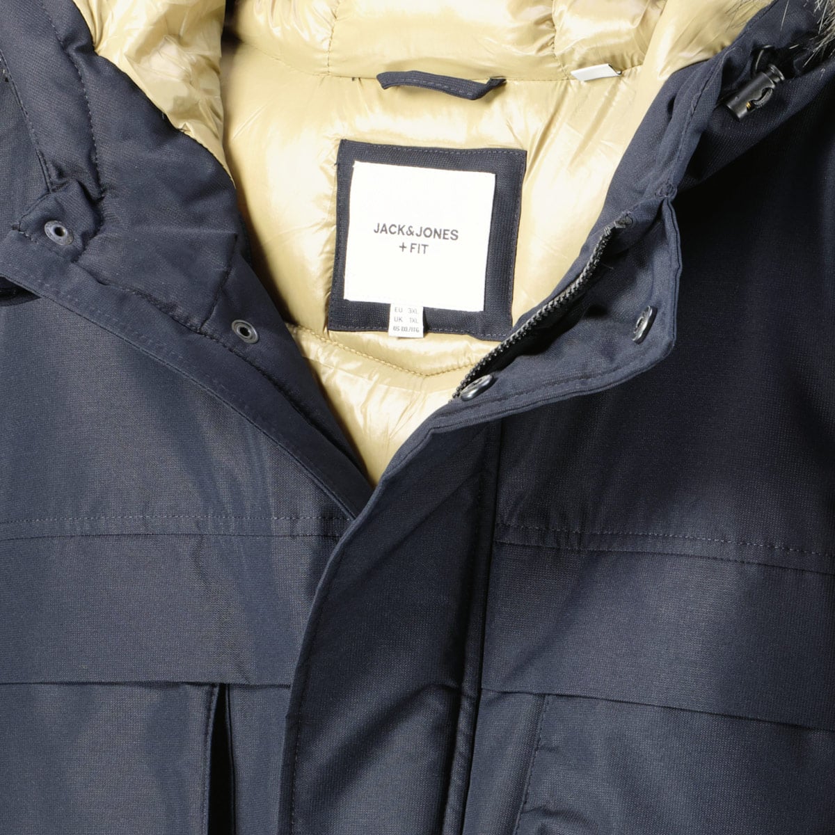 Jack&Jones Parka mit abnehmbarem Kunstfellkragen, wasserabweisend dunkelblau Jack&Jones Parka mit abnehmbarem Kunstfellkragen, wasserabweisend dunkelblau