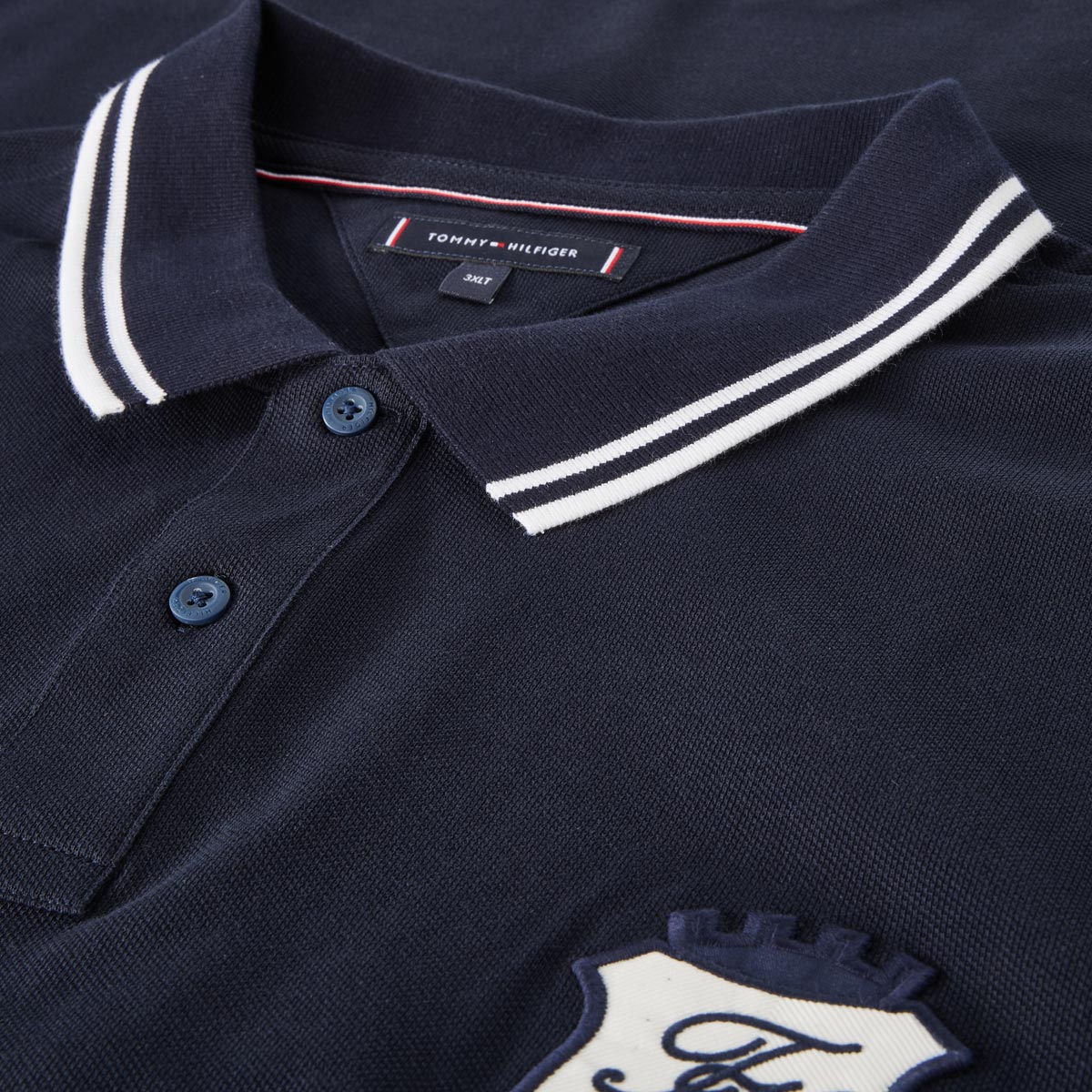 Tommy Hilfiger Poloshirt mit Elasthan marine
