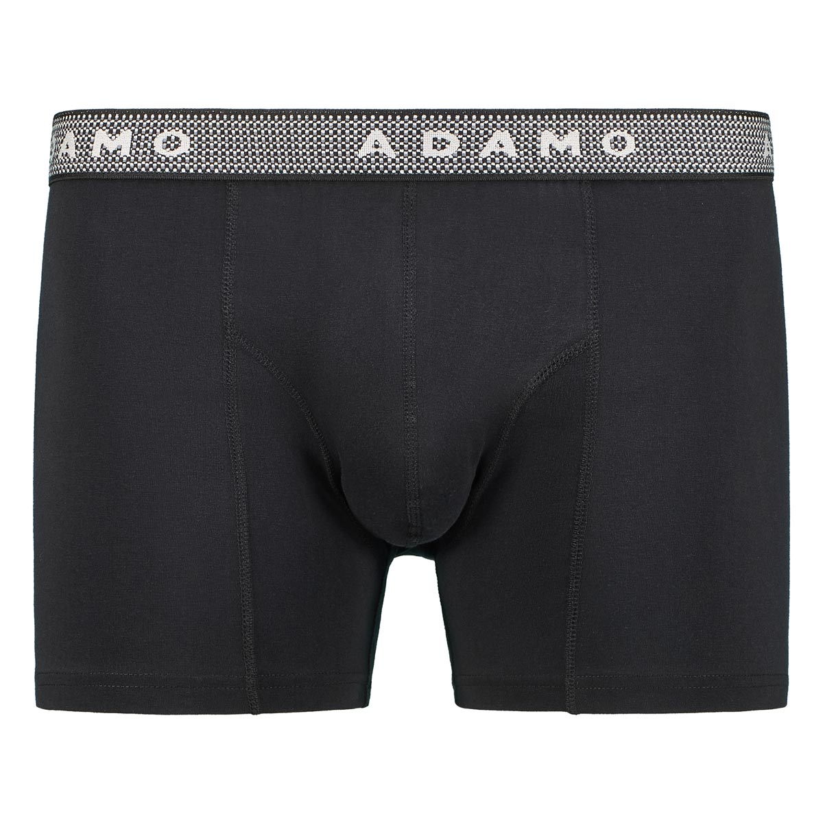 ADAMO 3er-Pack Pants mit Dehnbund und Logo-Schriftzug schwarz