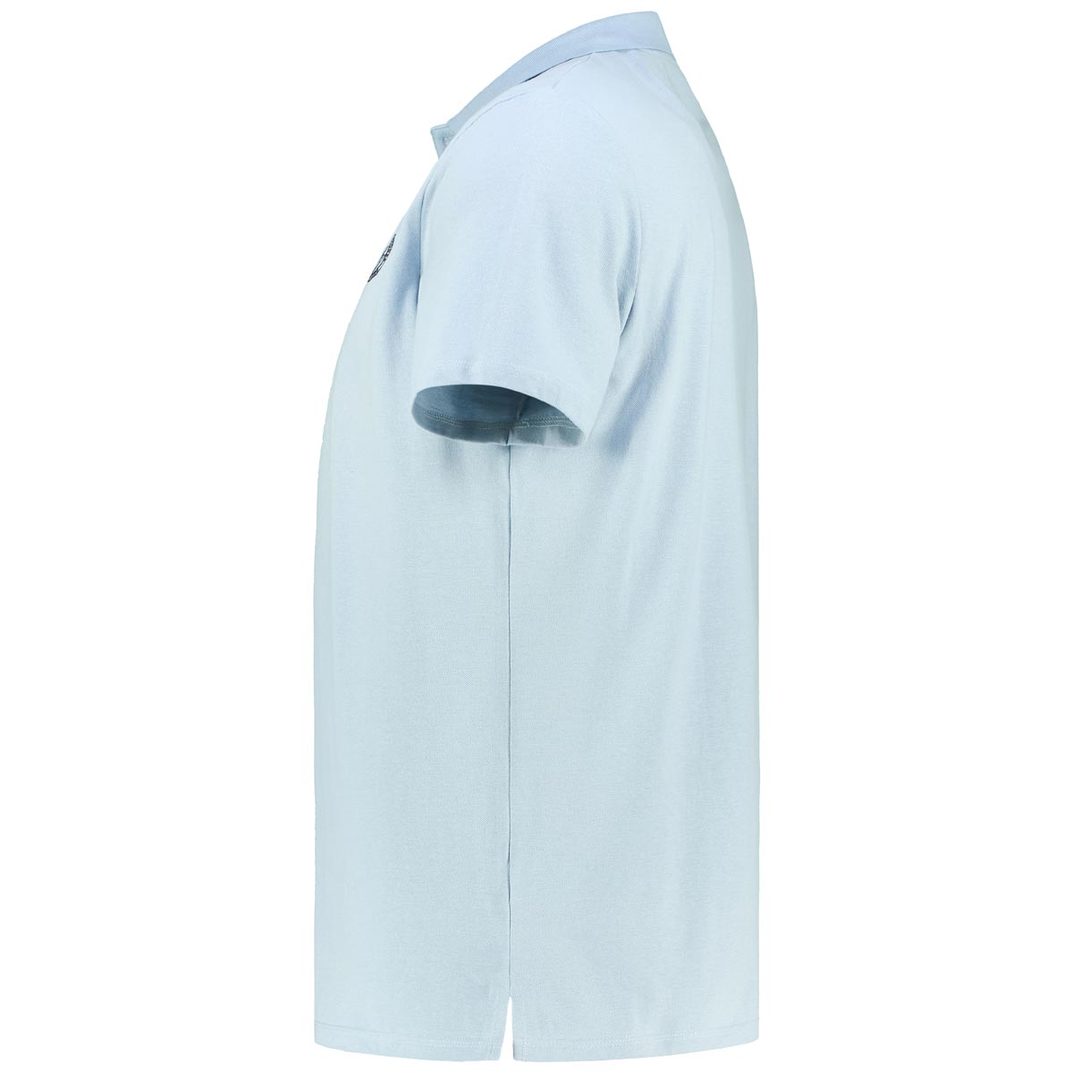 Jack&Jones Poloshirt mit Label-Print hellblau