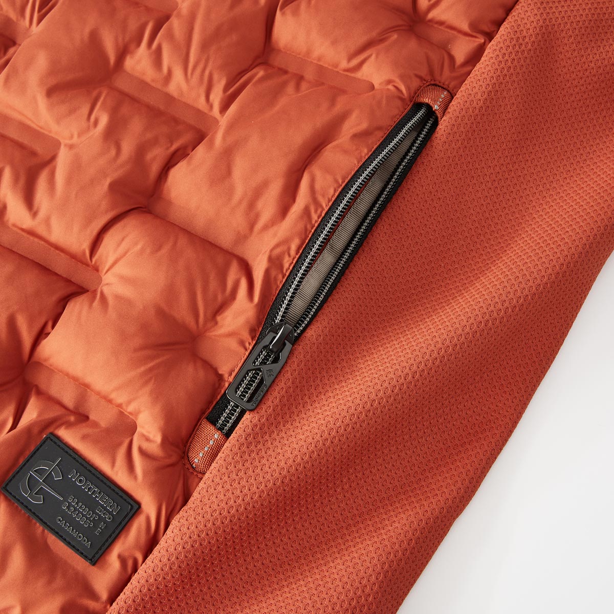 CASA MODA Steppweste, wind- und wasserabweisend orange