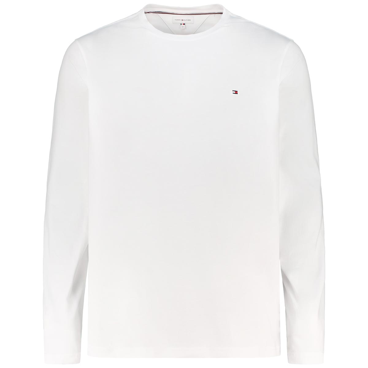 Tommy Hilfiger Longsleeve mit Elasthan weiß