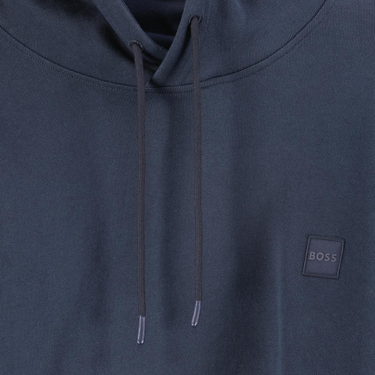 BOSS Hoodie aus Biobaumwolle dunkelblau