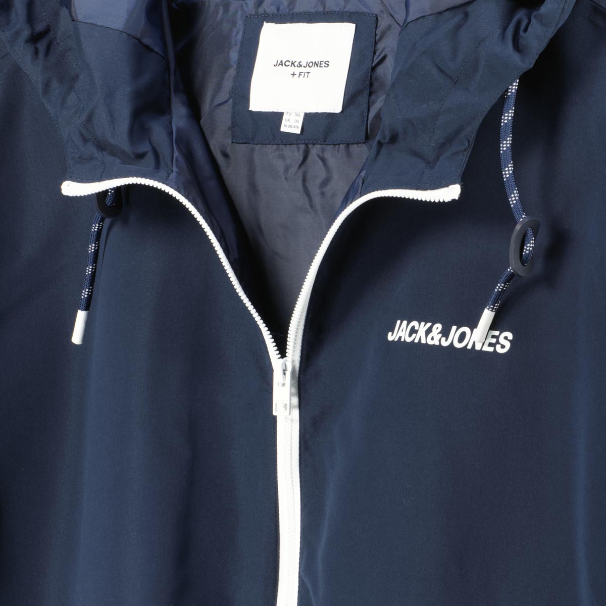 Jack&Jones Freizeitjacke, wasserabweisend blau/grau