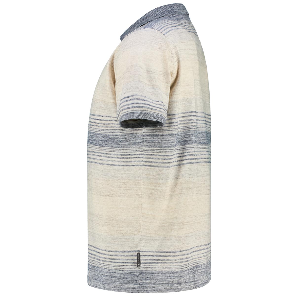 CASA MODA Poloshirt mit Allover-Muster Farbe beige Größe: 6XL günstig online kaufen