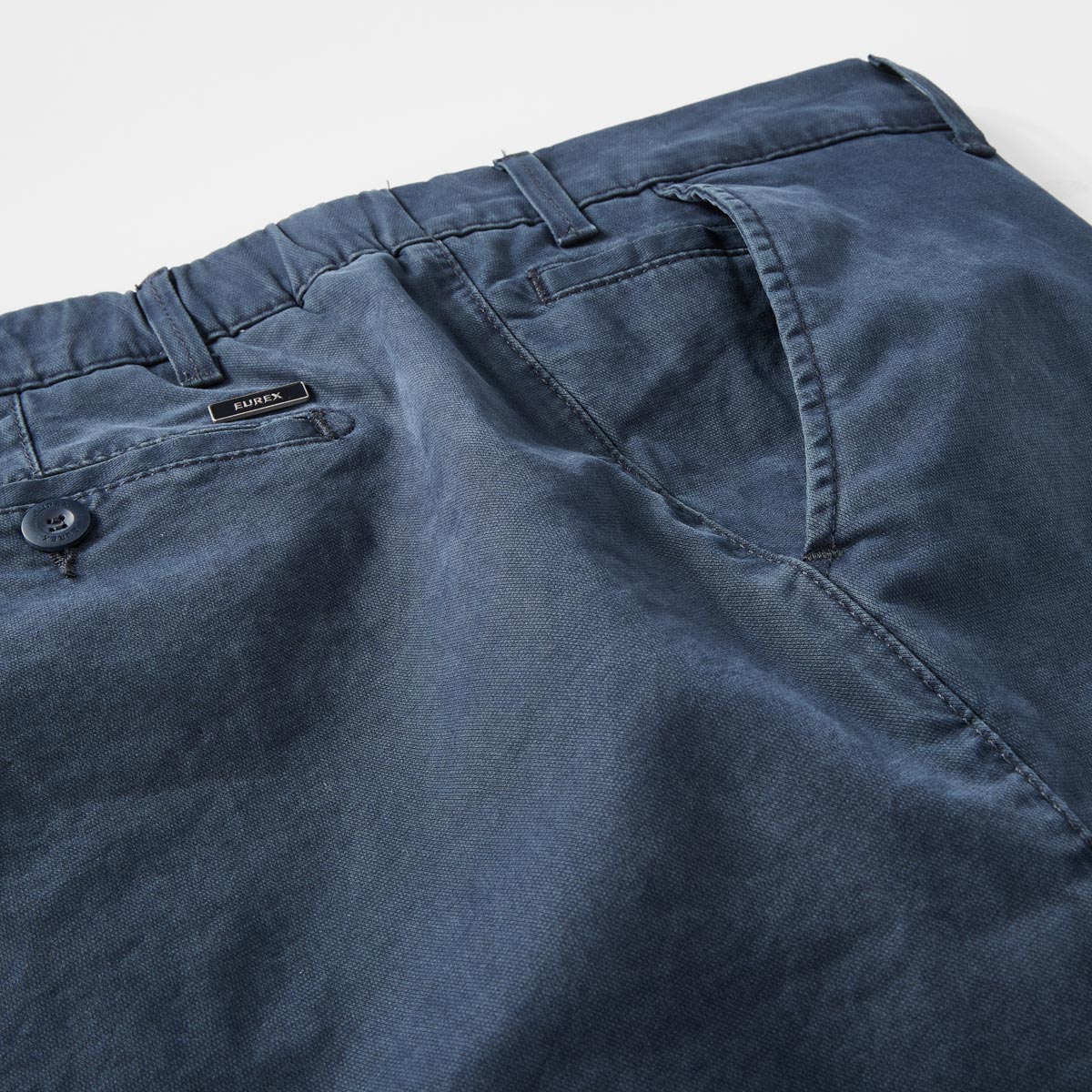 EUREX Chino „Thilo“ mit Stretch blau