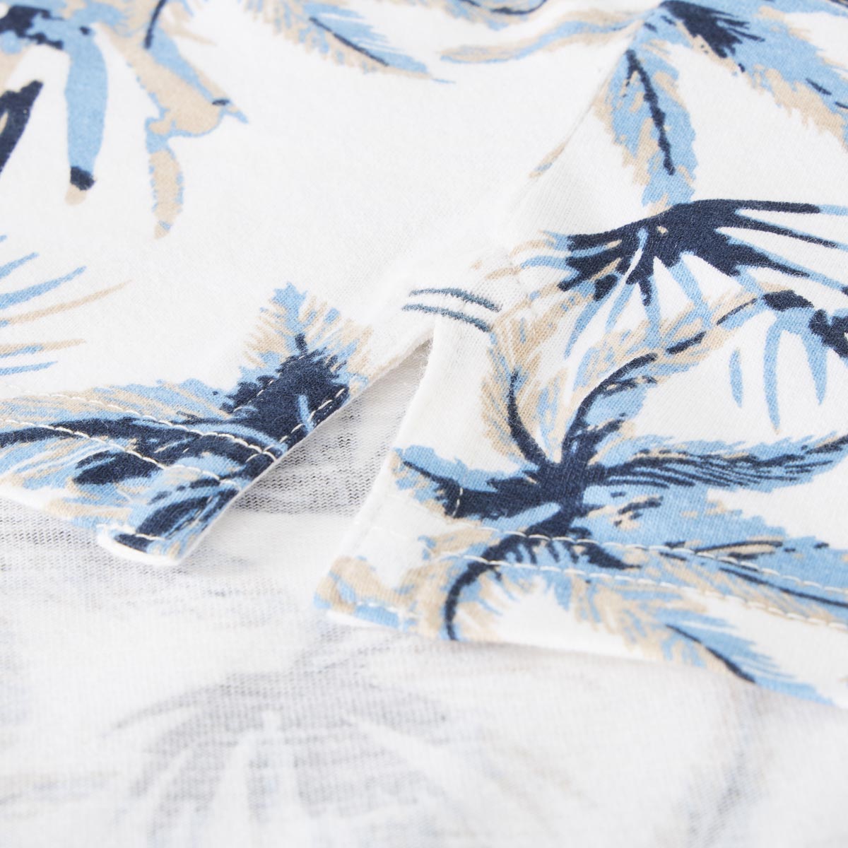 CASA MODA Poloshirt mit Motiv-Print natur