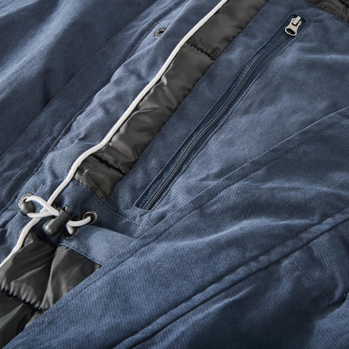 Blue Wave Funktionsparka, wind- und wasserdicht marine