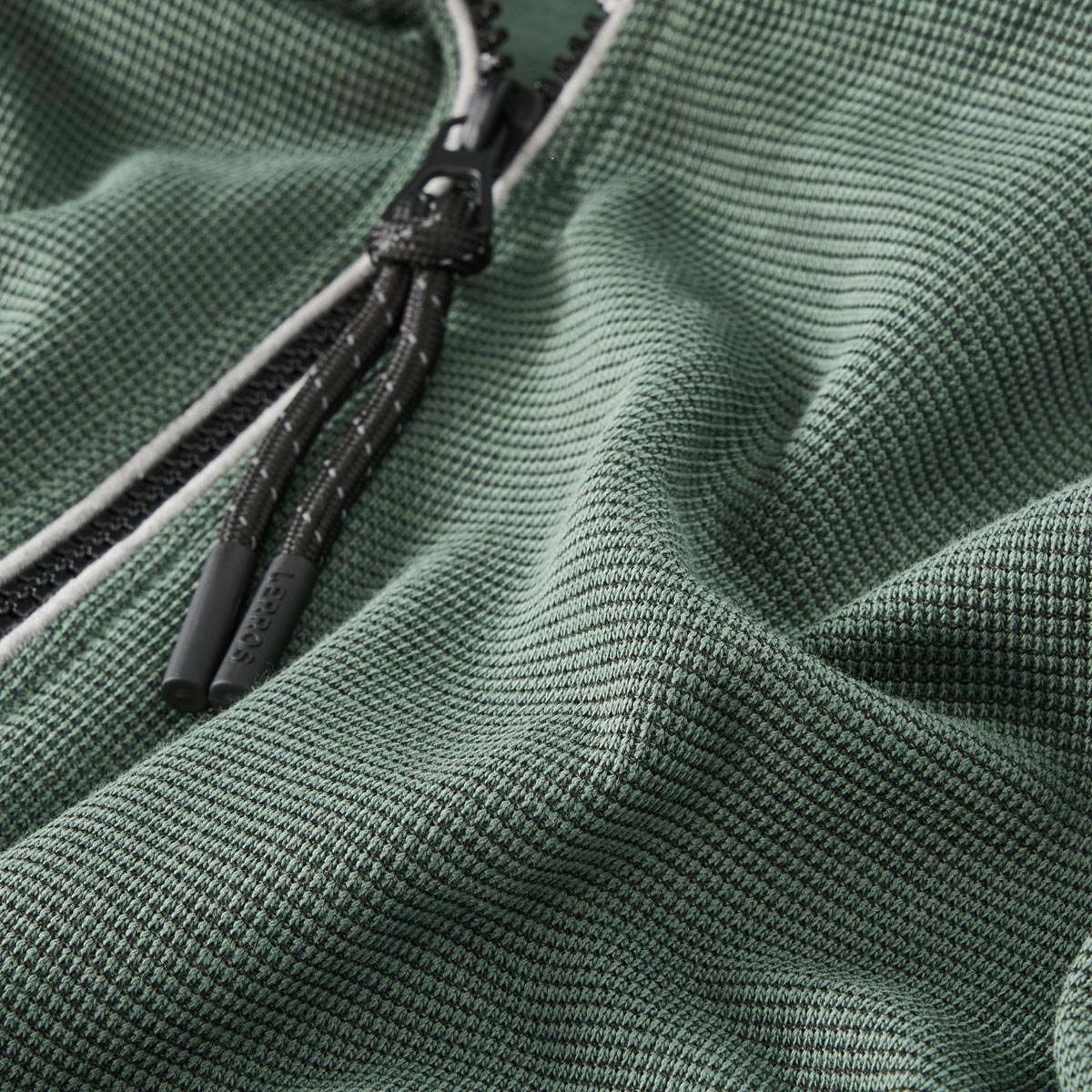 Lerros Sweatshirt aus Baumwolle dunkelgrün