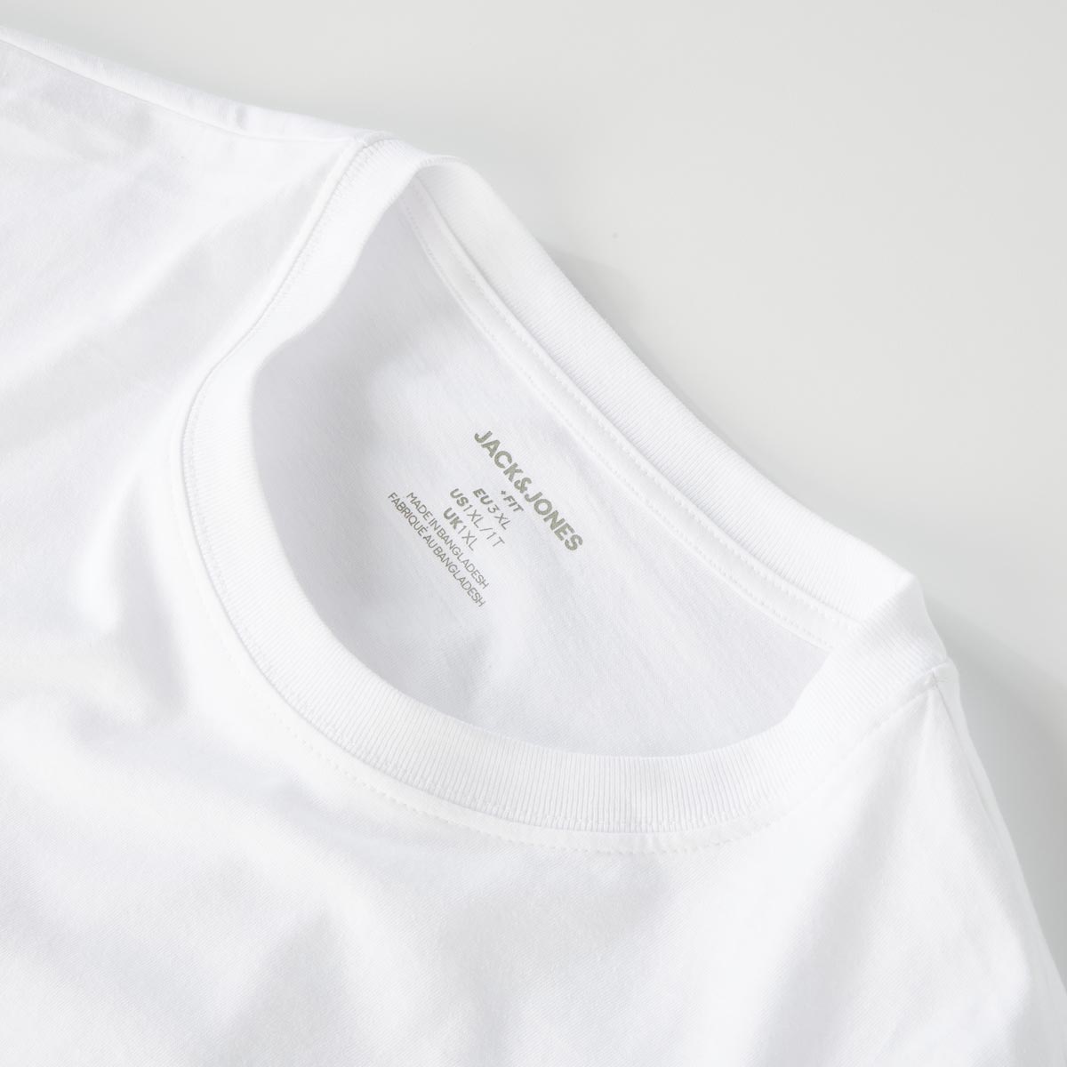 Jack&Jones T-Shirt aus Baumwolle weiß