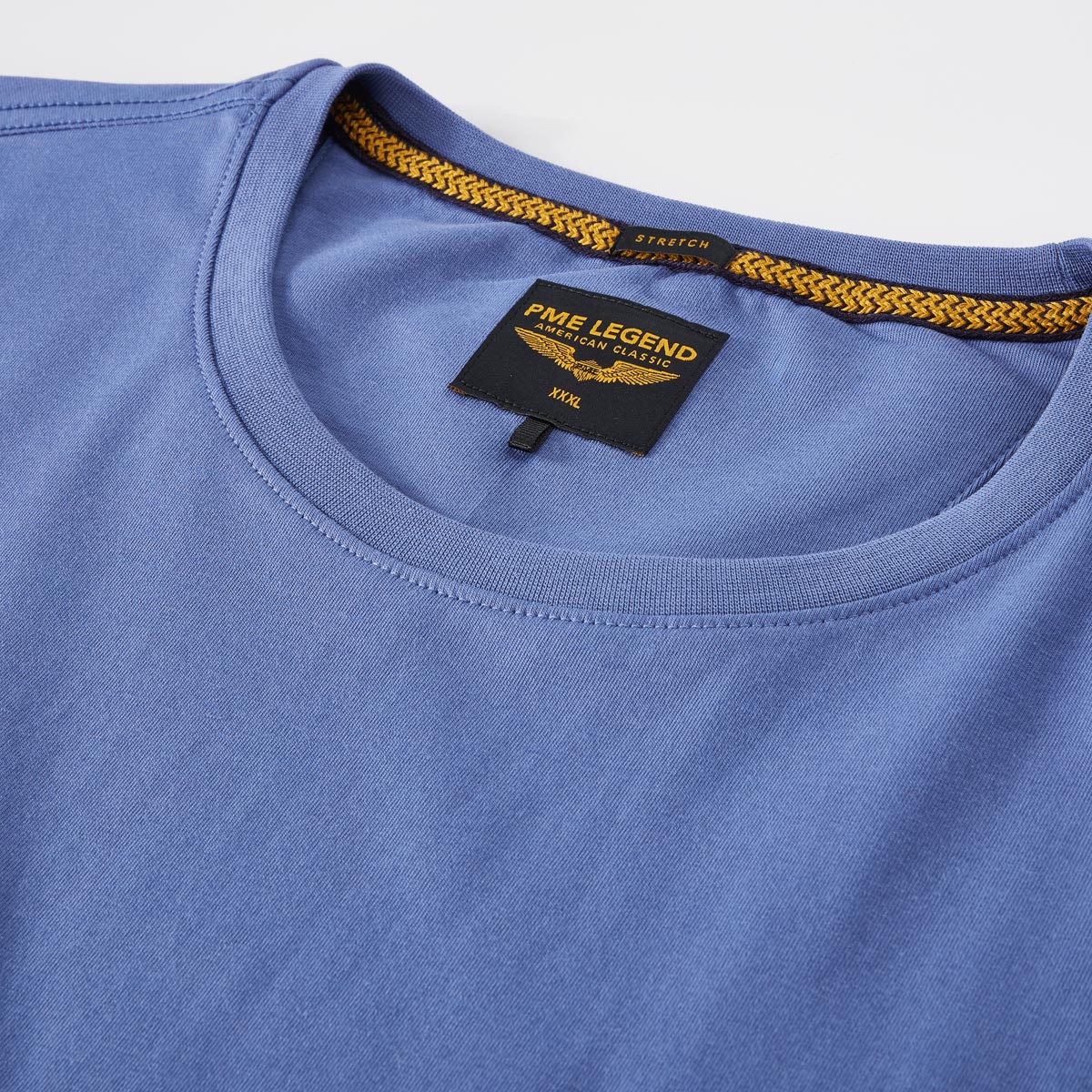 PME LEGEND T-Shirt mit Elasthan blau