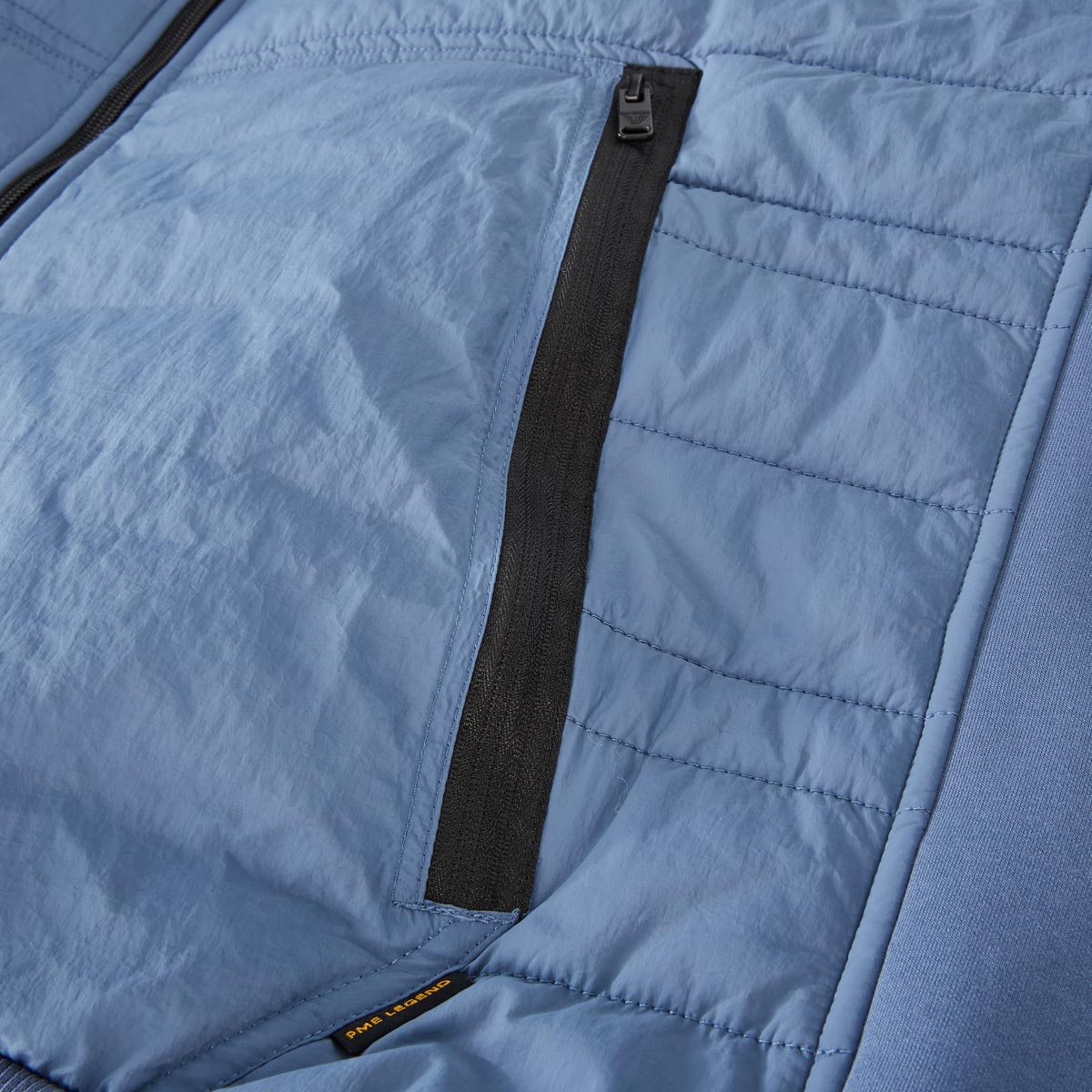 PME LEGEND Stepp-Sweatweste mittelblau