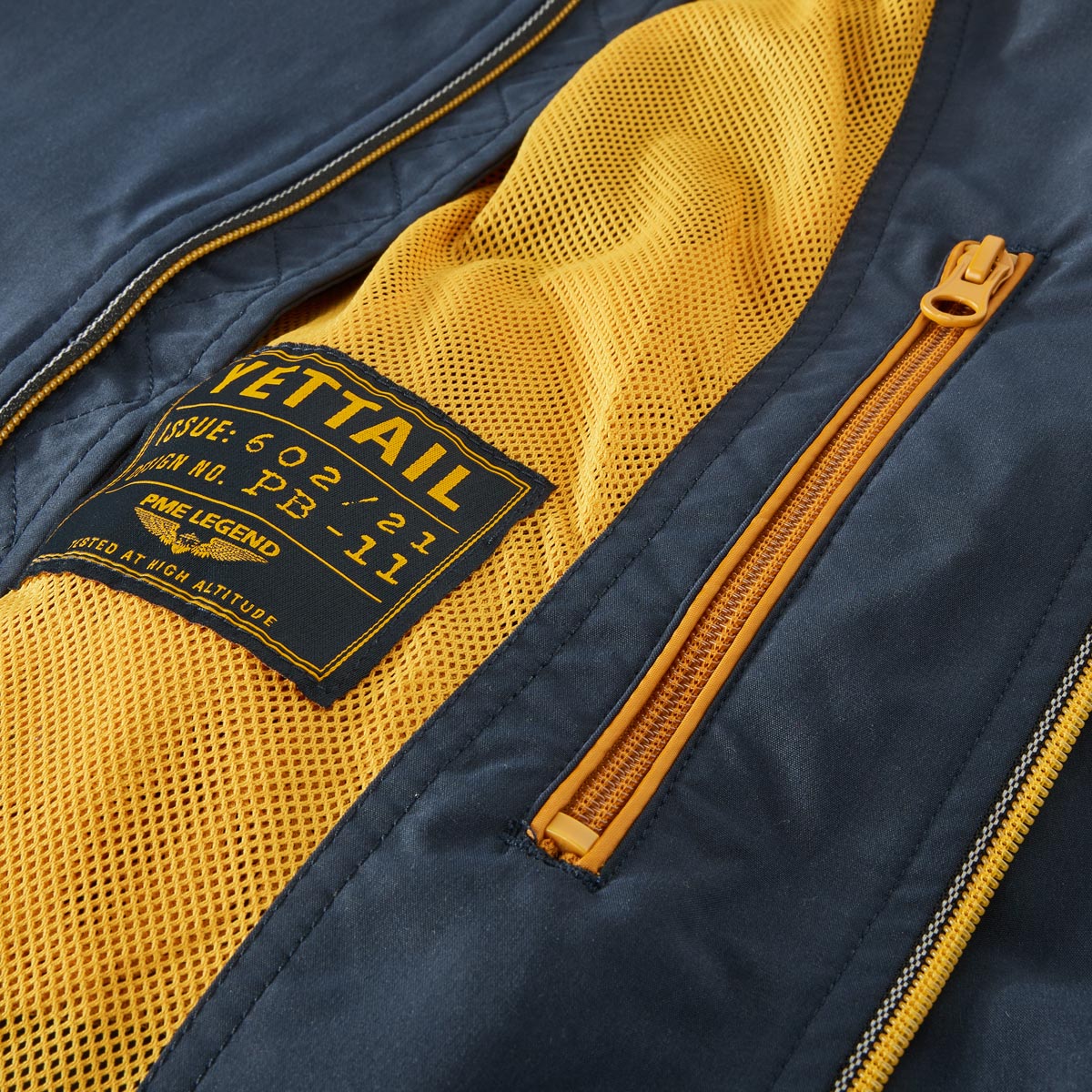 PME LEGEND Bomberjacke "YETTAIL", wasserabweisend dunkelblau